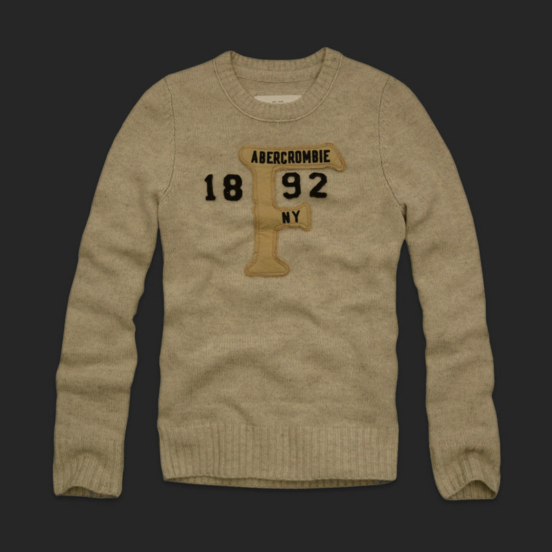 Abercrombie Fitch Hombres De Cuello Redondo Jersey AF6305